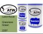 Preview: Land-Rover, Grasmere Green, 2207: 500ml Lackdose + 500ml Klarlack + 250ml Härter - Set, von ATW Autoteile West.